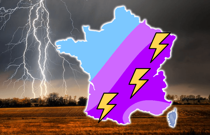 Une situation propice aux orages à partir du week-end