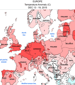Image d'illustration pour Le froid sur l'Europe de l'Est et la Scandinavie n'atteint pas la France