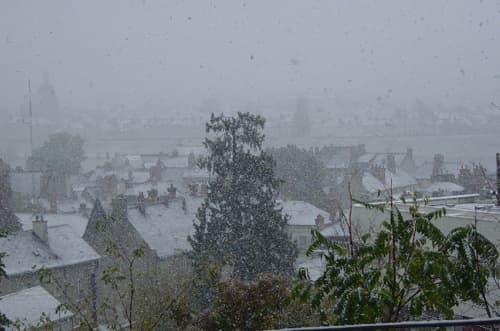 Image d'illustration pour Neige et froid fin octobre en plaine : assez rare mais pas exceptionnel