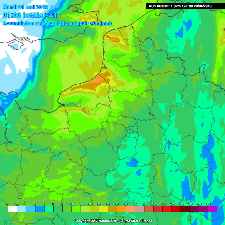 Image d'illustration pour Dépression Quitta : tempête, fortes pluies et froid près de la Manche