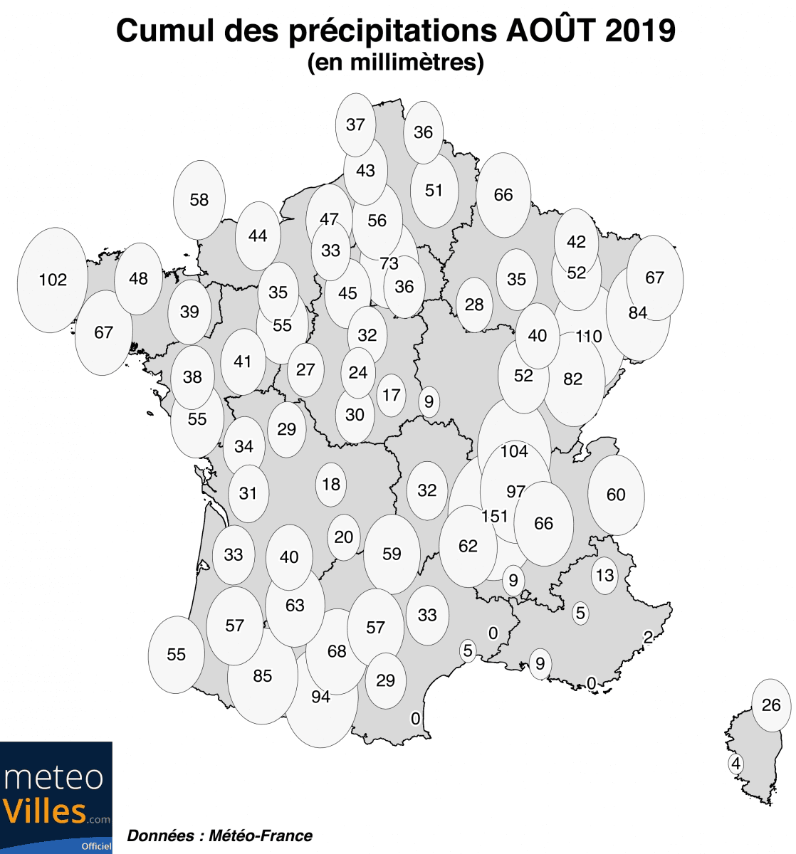 Image d'illustration pour Bilan national cartographié d'août 2019
