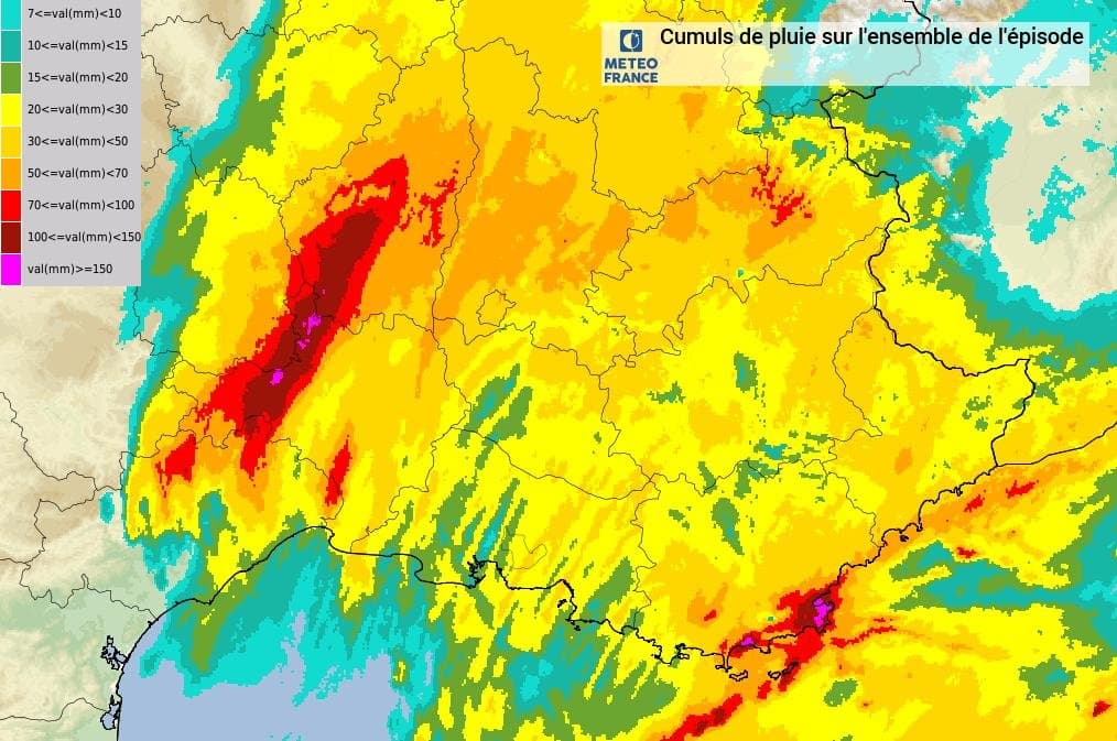 Image d'illustration pour Vigilance orage et inondations près de la Méditerranée