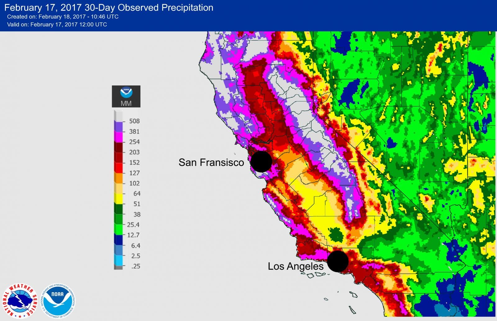 Image d'illustration pour La Californie face aux inondations 