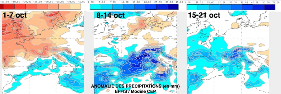 Image d'illustration pour Prévision mensuelle : enfin de la pluie en octobre ? 
