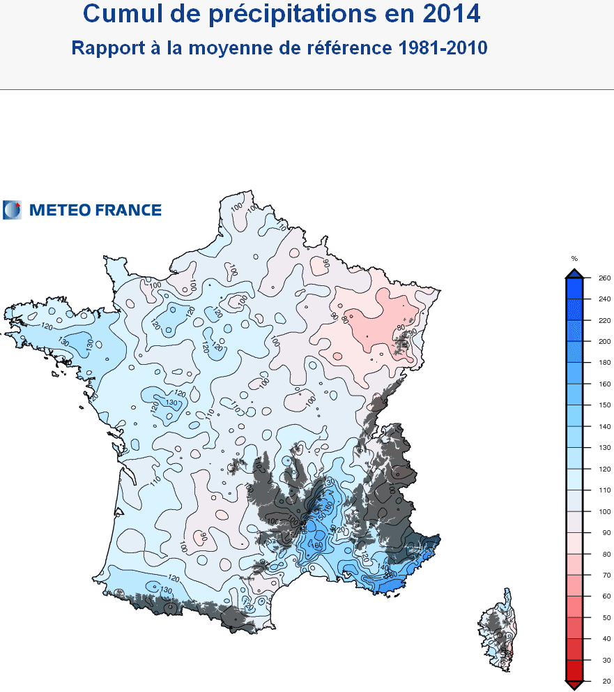 Image d'illustration pour Bilan météo de l'année 2014 : douceur record
