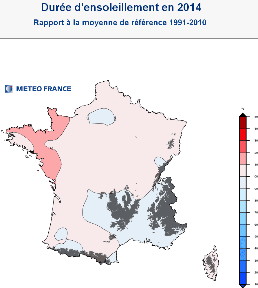 Image d'illustration pour Bilan météo de l'année 2014 : douceur record