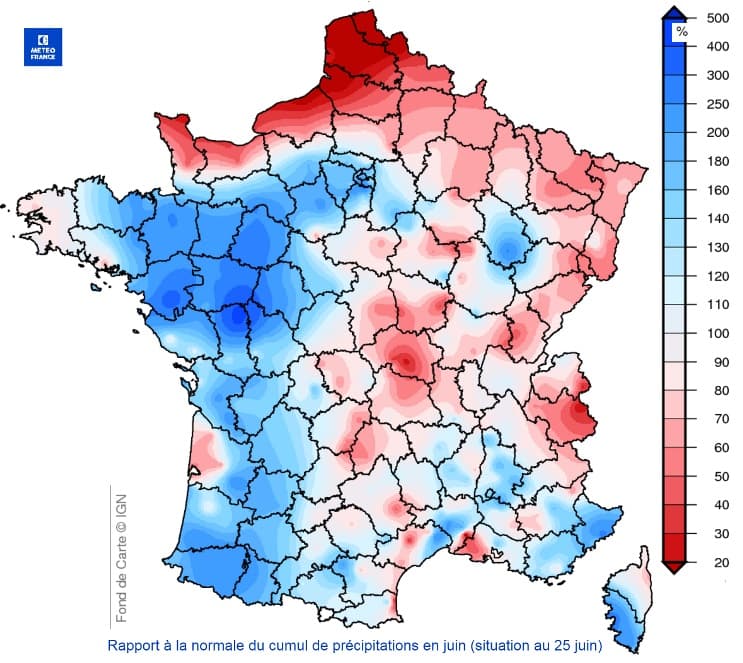 Image d'illustration pour Pré-bilan de juin : souvent chaud, humide et orageux
