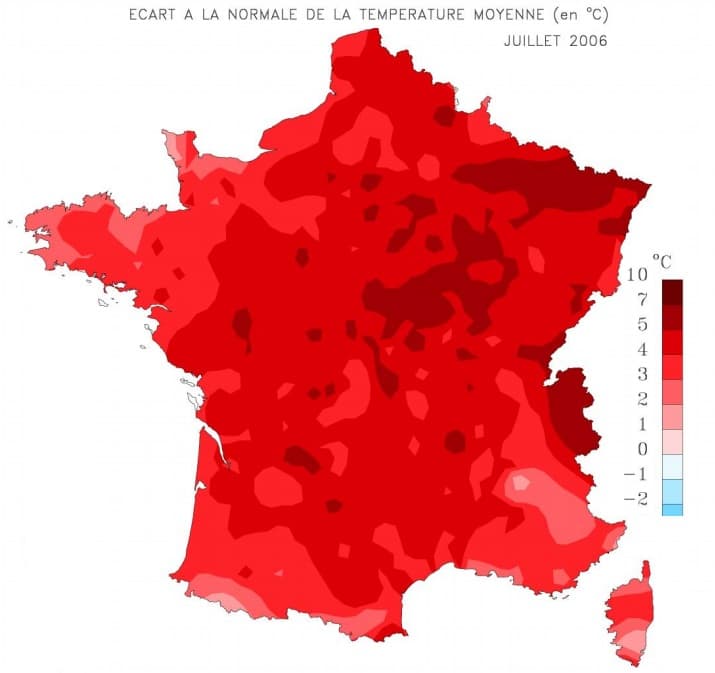Image d'illustration pour Forte chaleur et canicule en juillet 2006