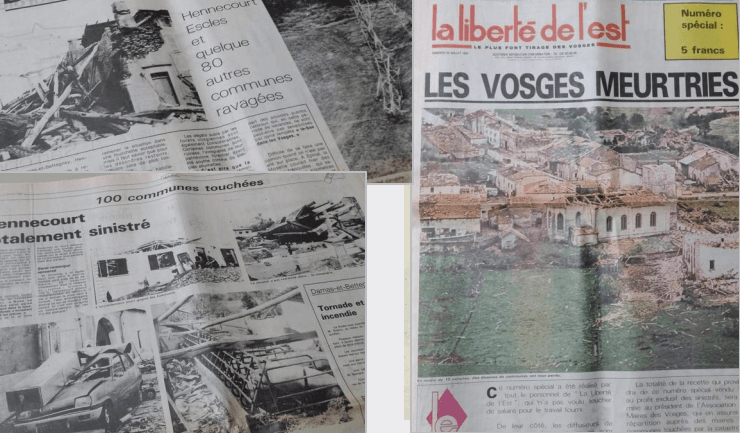 Image d'illustration pour Les terribles orages des 11 & 12 juillet 1984 en France et en Allemagne