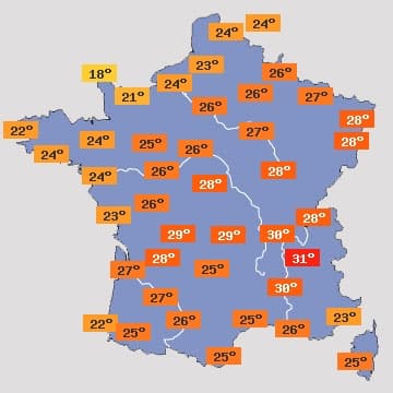 Image d'illustration pour Chaleur estivale et orages en vue pour cette fin mai 
