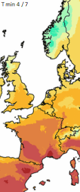 Image d'illustration pour Très forte chaleur au Sud, plus frais au Nord