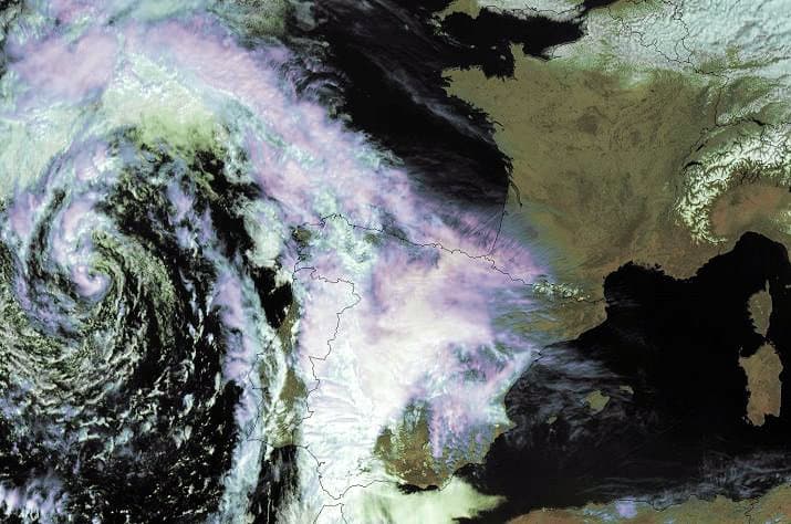Image d'illustration pour Un flux de Sud porteur d'autan, de douceur, de pluie... et de sable