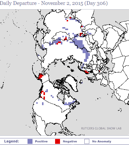 Image d'illustration pour Neige : suivi de l'enneigement sur l'hémisphère Nord