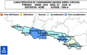 Image d'illustration pour Enneigement sur les Alpes et les Pyrénées début 2019