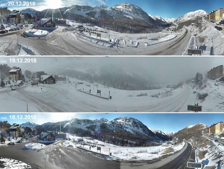 Image d'illustration pour Enneigement sur les Alpes et les Pyrénées & vacances de Noël