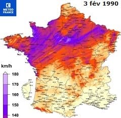 Image d'illustration pour Février 1990 : excessivement doux et tempétueux