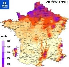 Image d'illustration pour Février 1990 : excessivement doux et tempétueux