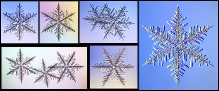 Image d'illustration pour Les flocons de neige de Noël