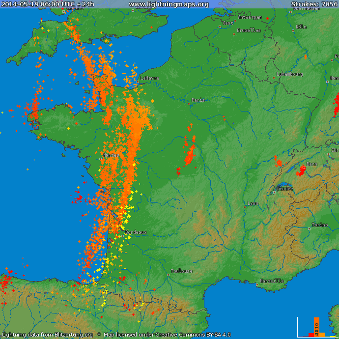 Image d'illustration pour Orage fort en Bretagne - ligne SNCF coupée dans le Finistère