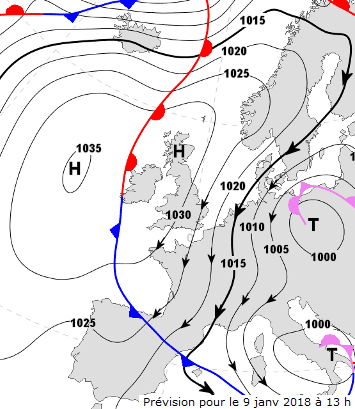 Image d'illustration pour Neige et froid à l'Est mais sans excès