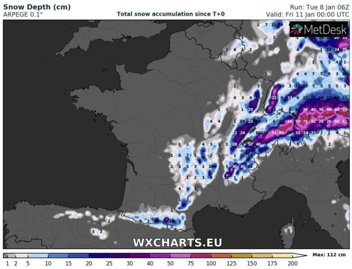 Image d'illustration pour Neige et froid à l'Est mais sans excès