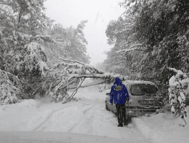 Image d'illustration pour Ex-Gonzalo : tempête, neige et inondations en Bulgarie et en Grèce