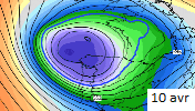 Image d'illustration pour Goutte froide : orages, fortes pluies et crues au Sud