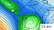 Image d'illustration pour Goutte froide : orages, fortes pluies et crues au Sud