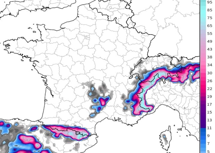 Image d'illustration pour Neige exceptionnelle & avalanches sur Alpes & Pyrénées