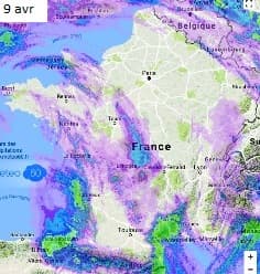 Image d'illustration pour Goutte froide : orages, fortes pluies et crues au Sud