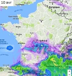 Image d'illustration pour Goutte froide : orages, fortes pluies et crues au Sud