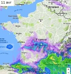 Image d'illustration pour Goutte froide : orages, fortes pluies et crues au Sud