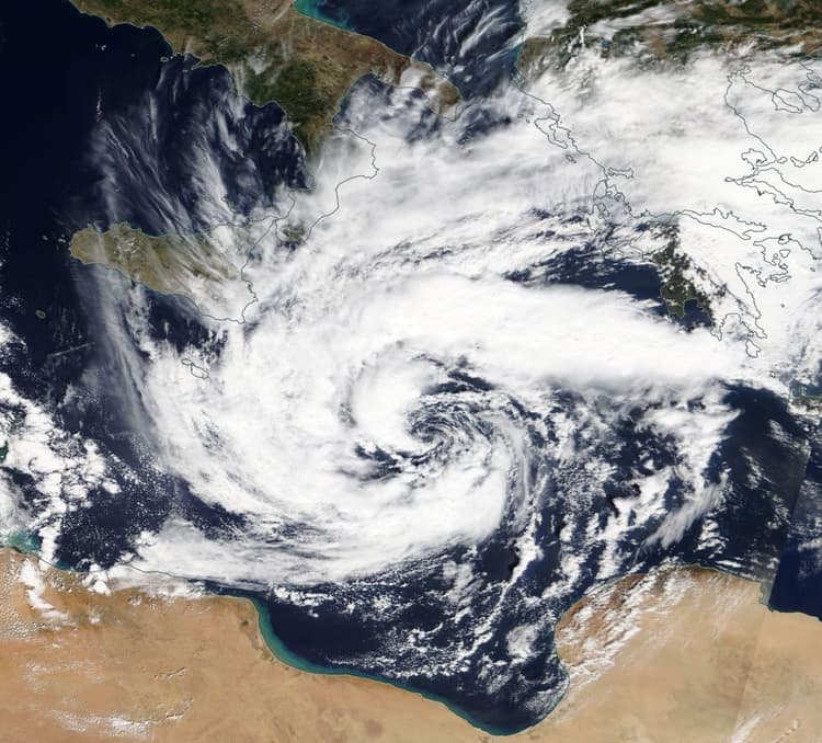 Image d'illustration pour Zorbas : nouveau cas de Médicane en Méditerranée