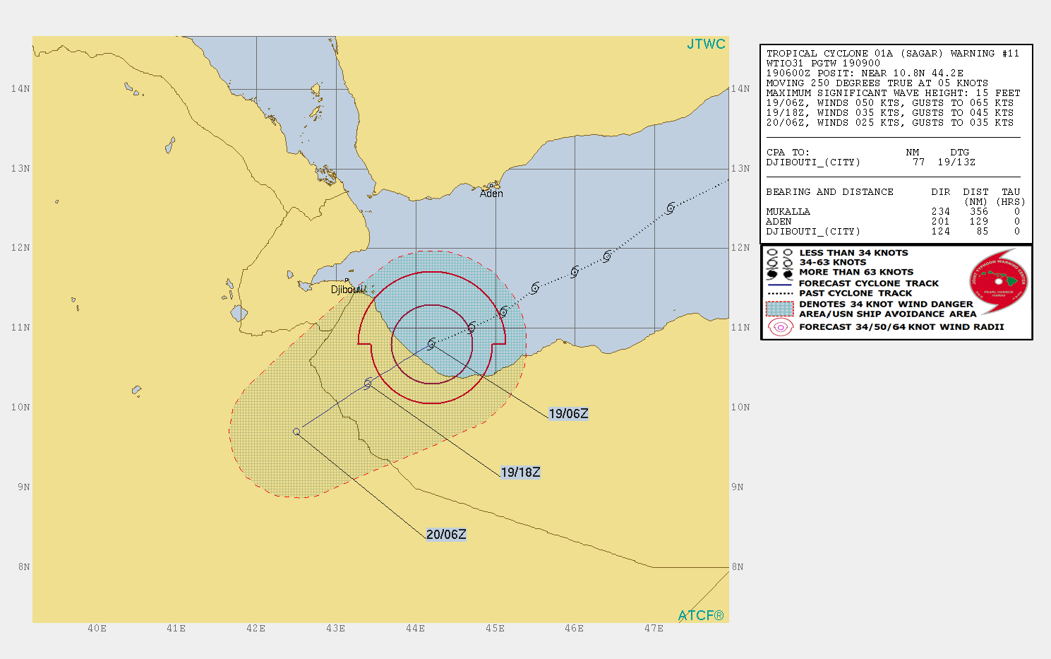 Image d'illustration pour Tempête tropicale Sagar : phénomène rare dans le golfe d'Aden