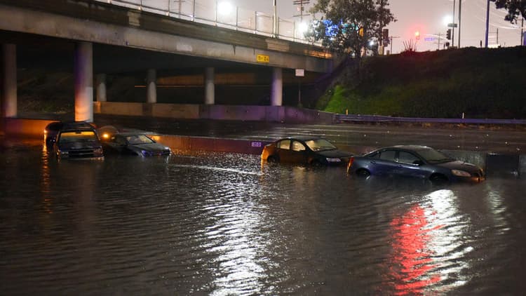 Image d'illustration pour La Californie face aux inondations 