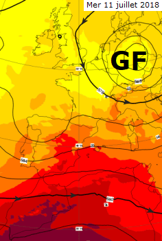 Image d'illustration pour Météo du 14 juillet : chaud et tournant à l'orage