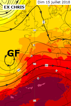 Image d'illustration pour Météo du 14 juillet : chaud et tournant à l'orage