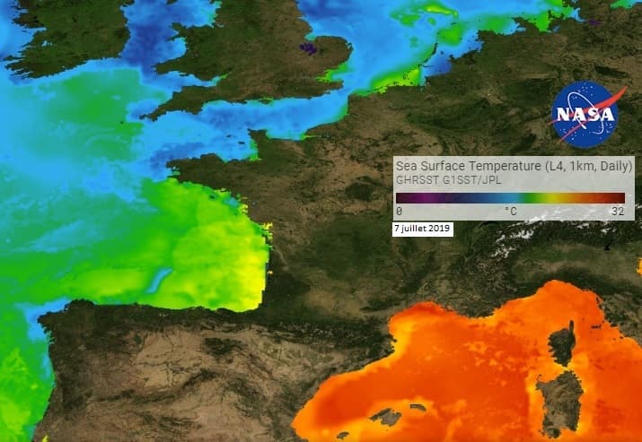 Image d'illustration pour Météo des plages - température de mer très élevée