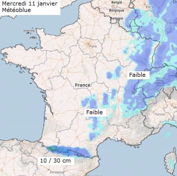 Image d'illustration pour Retour de la neige en plaine en fin de semaine