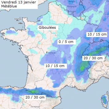 Image d'illustration pour Retour de la neige en plaine en fin de semaine
