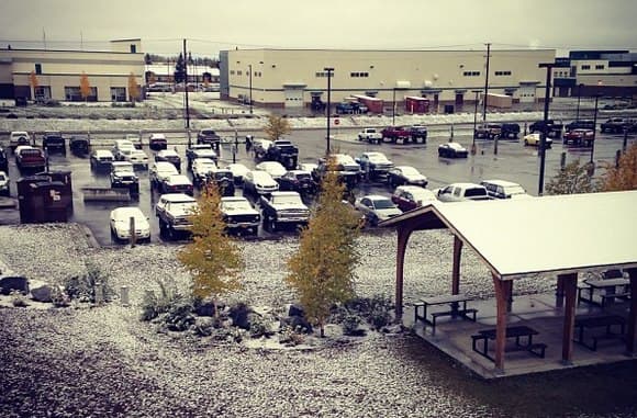 Image d'illustration pour Avancée de la neige sur l'hémisphère Nord
