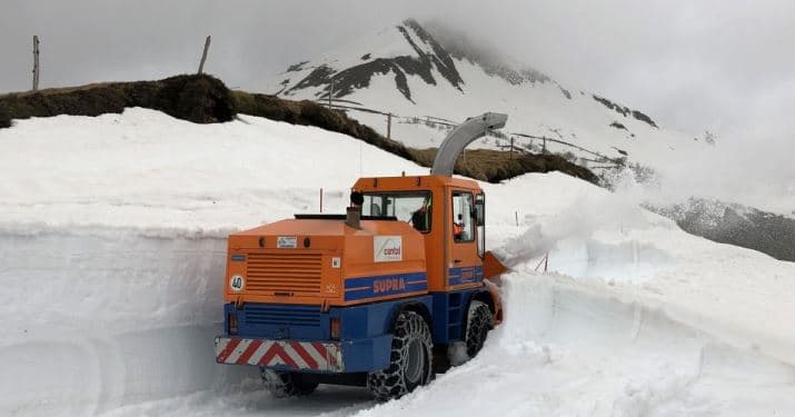 Image d'illustration pour Déneigement des cols laborieux après un hiver remarquable