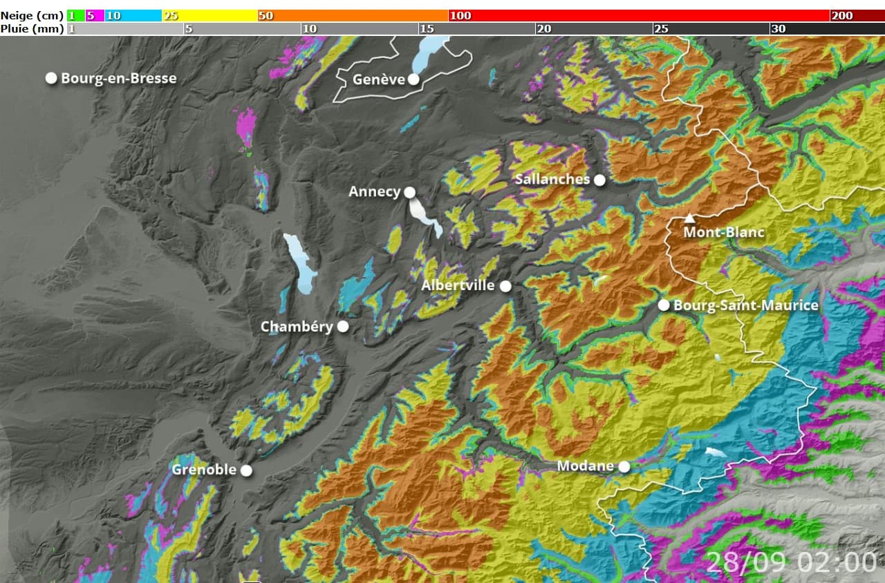Image d'illustration pour Neige en montagne en septembre : Un phénomène peu commun ?