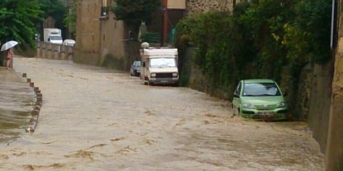 Image d'illustration pour Orage très pluvieux, inondations et possible tornade en Languedoc Roussillon