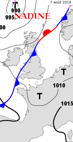 Image d'illustration pour Orages et épisode méditerranéen clôturant la canicule du 7 au 9 août