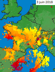 Image d'illustration pour Violents orages et inondations en ce début juin