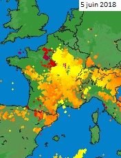 Image d'illustration pour Violents orages et inondations en ce début juin