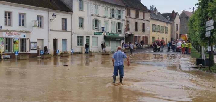 Image d'illustration pour Violents orages et inondations en ce début juin