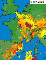 Image d'illustration pour Violents orages et inondations en ce début juin