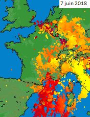 Image d'illustration pour Violents orages et inondations en ce début juin